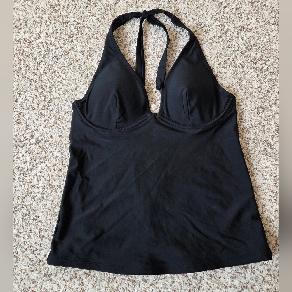 Old Navy Tankini Black Swim Halter Top Medium